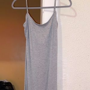 Grey Strappy Maxi Dress